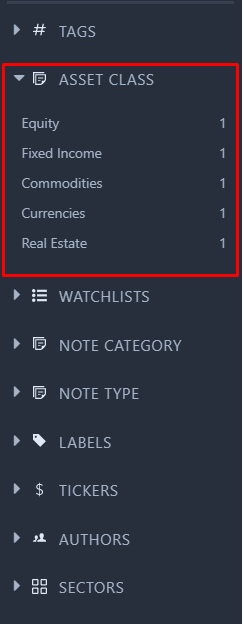 Tags:
Commodities
Currencies
Equity
Fixed Income
Real Estate
