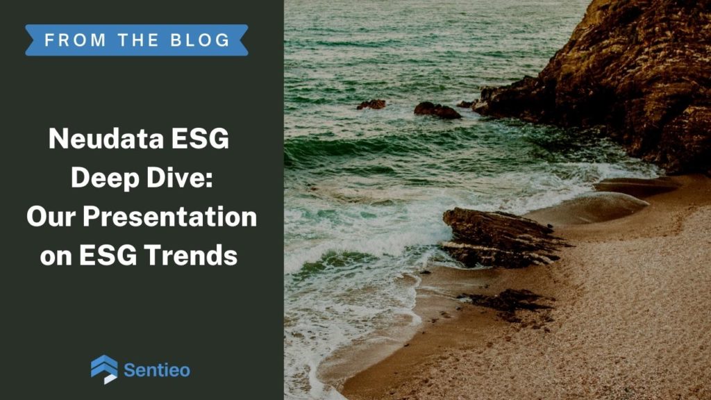 Neudata ESG Deep Dive: Our Presentation on ESG Trends with a ocean picture